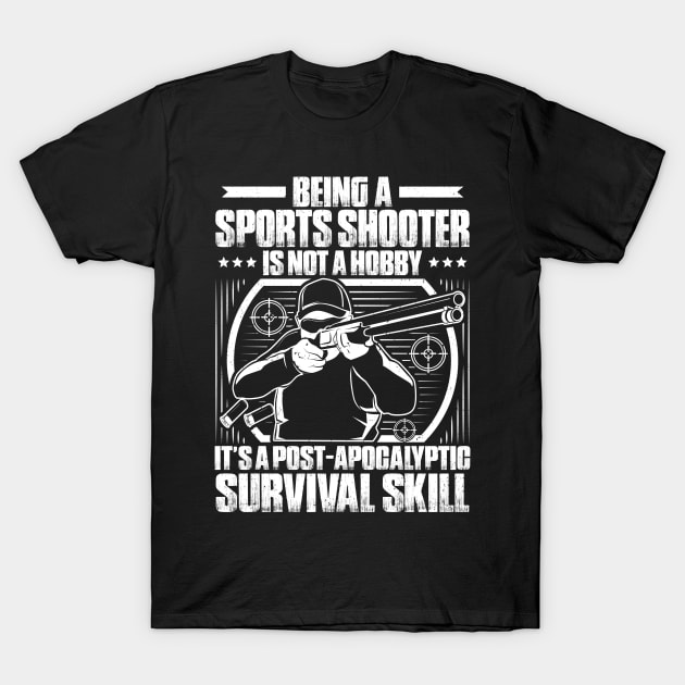 Shooting Sports Shooter Guns Rifles Range Gift T-Shirt by Krautshirts